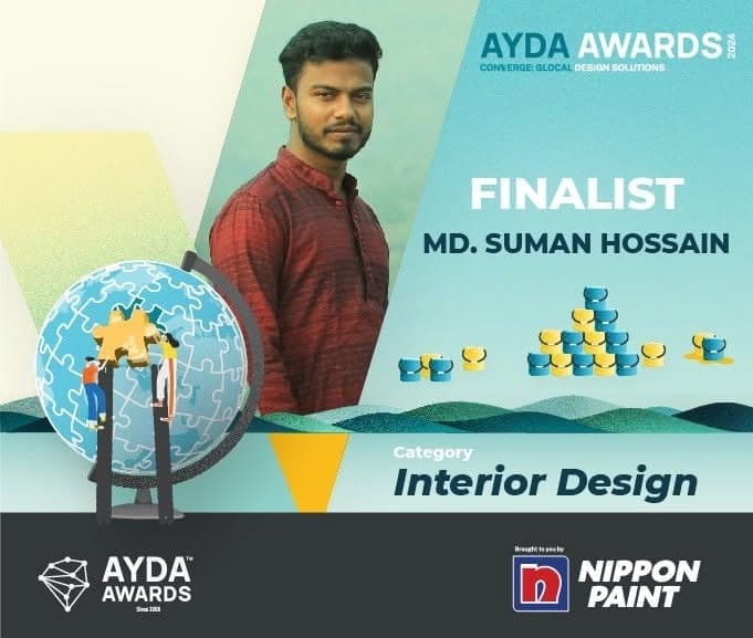 Finalist (Interior Catagorey) — Asia Young Designer Award (AYDA) - 2024