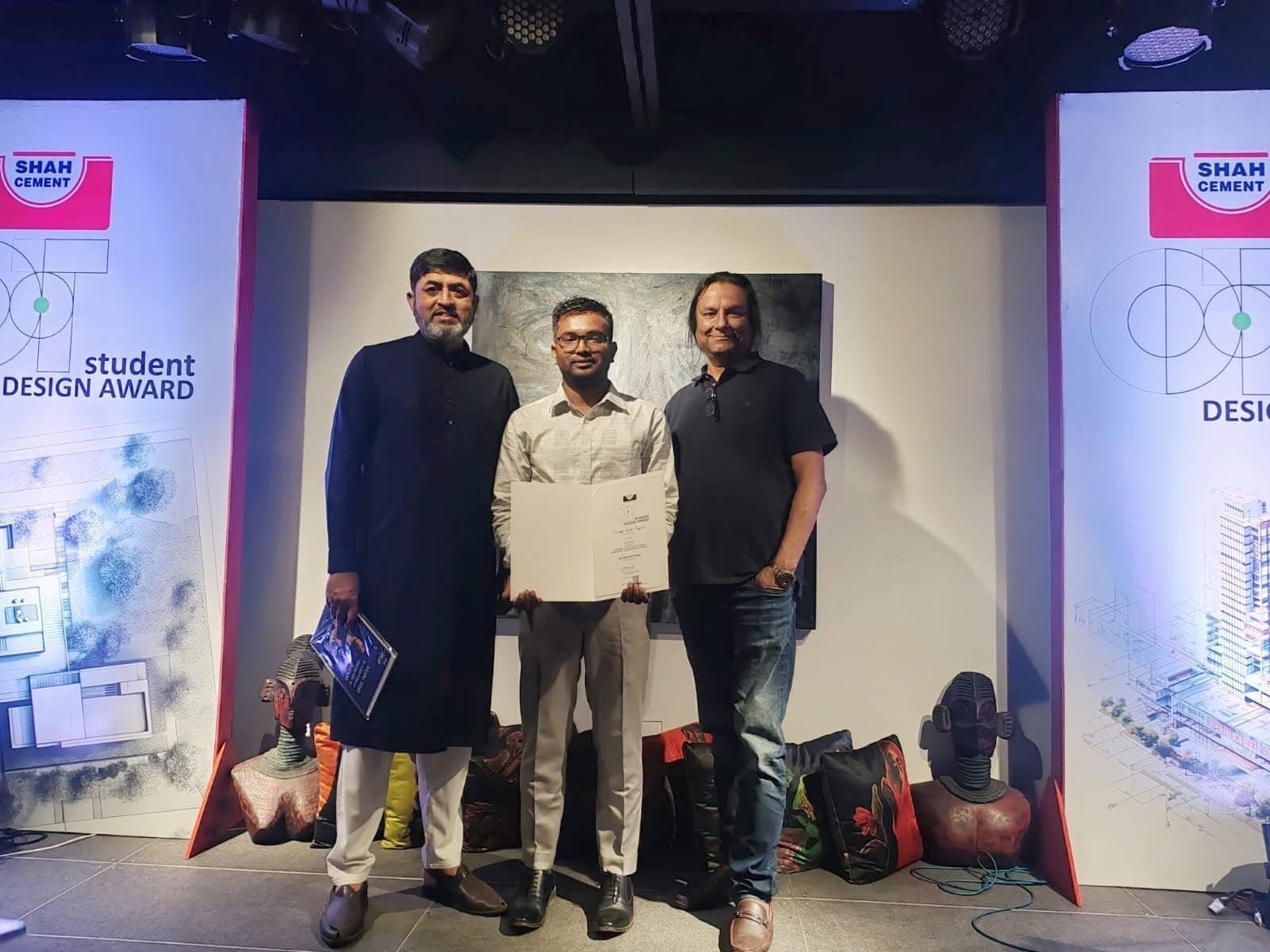 COMMENDATION AWARD — DOT, SHAH CEMENT STUDENT DESIGN PROJECT COMPETITION AWARD (A)
